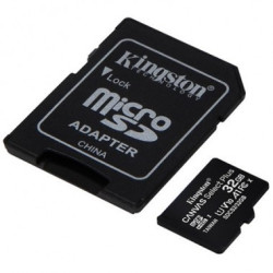 TARJETA MICROSDHC 32GB CANVAS SELECT PLUS CON ADAPTA KINGSTON
