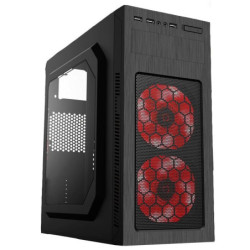 GABINETE MAGNUM TECH 435R FAN LED  RED