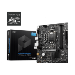 MOTHERBOARD  MSI H510M-A PRO S1200 DDR4 (11VA GEN)