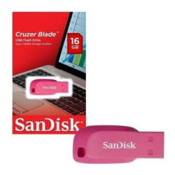 PEN DRIVE CRUZER BLADE 16GB - SANDISK ROSA
