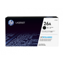 CARTUCHO HP DE TONER 26A NEGRO LASERJET