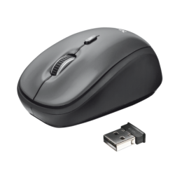 Mouse Inalámbrico Trust Yvi Negro