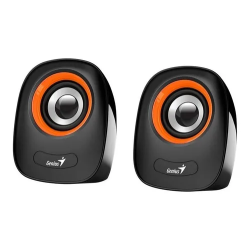 PARLANTES GENIUS SP-Q160 USB NARANJA