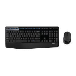 TEC+MOUSE  LOGITECH MK345 WIRELESS ENG BLACK