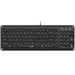 TECLADO GENIUS SLIMSTAR Q200 USB NEGRO