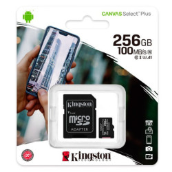 MEMORIA MICRO SD 256GB C10 KINGSTON CANVAS SELECT PLUS